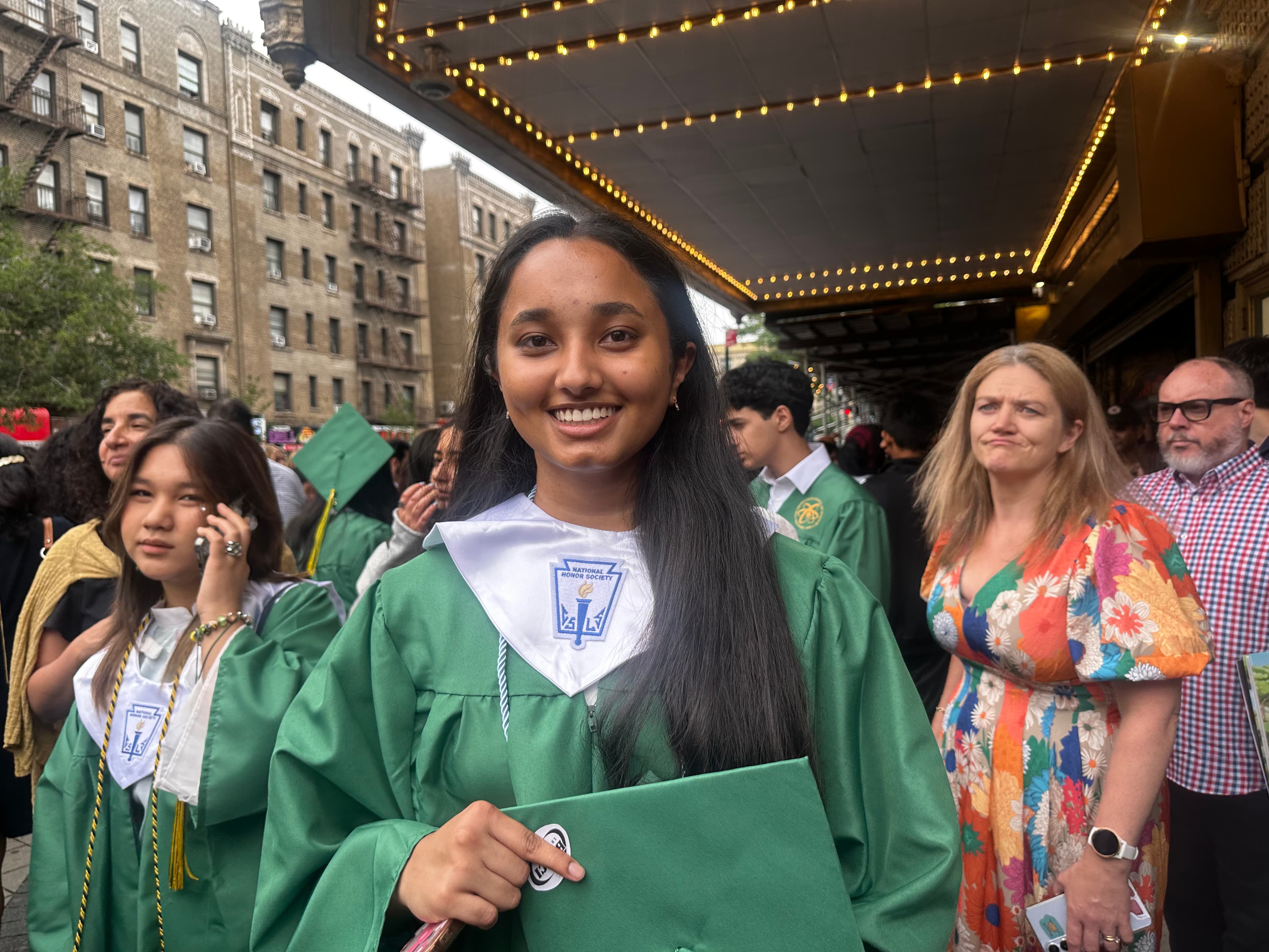 Ravichandra family at Aishwarya's graduation