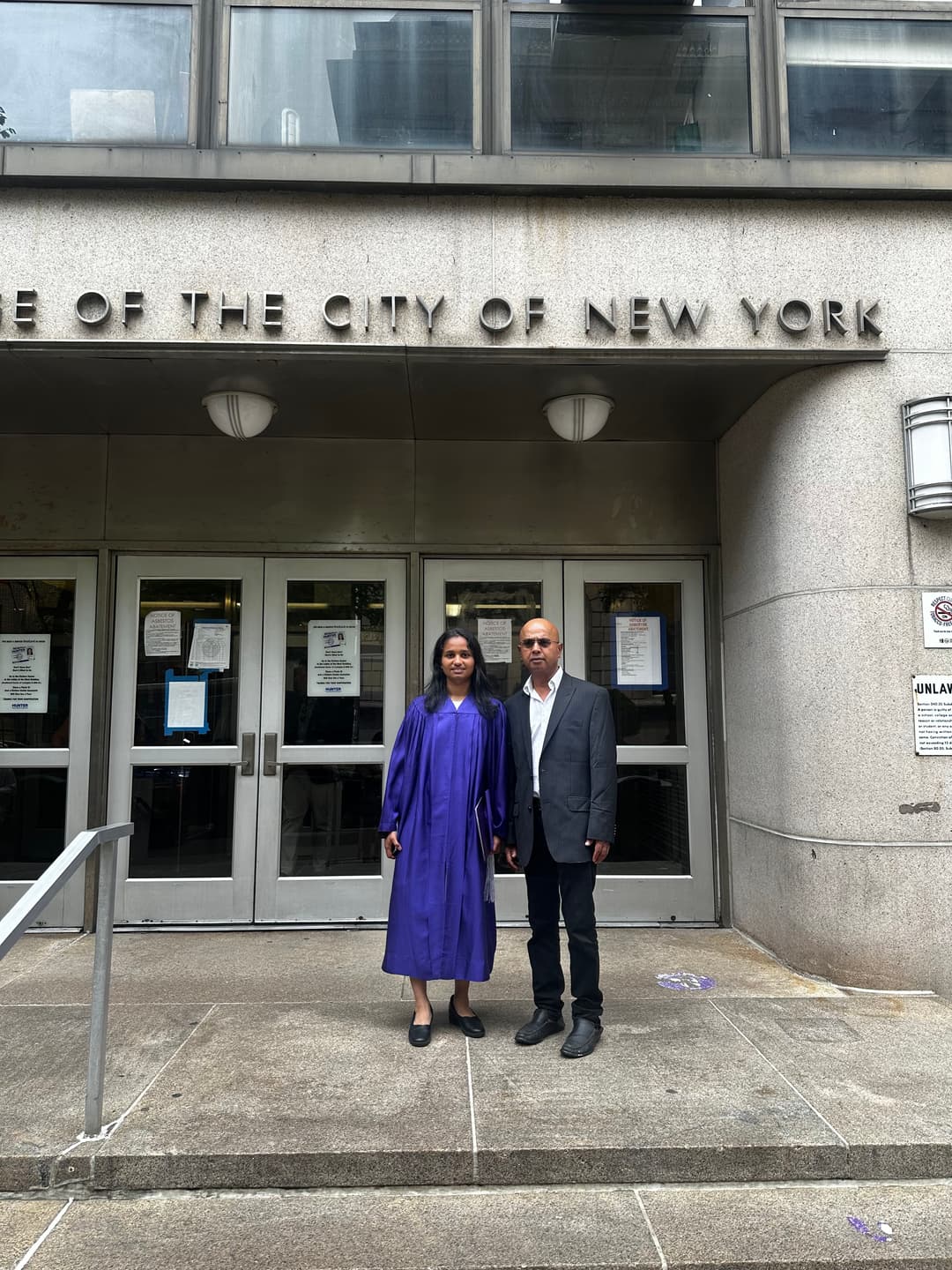Anjali Ravichandra at her graduation